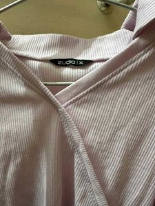 lavender wrap up top