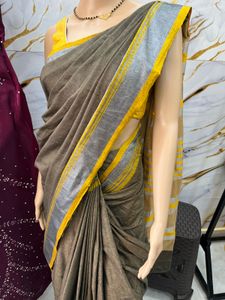 COTTON SAREE WITH BLOUSE