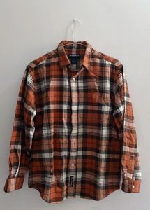 Checked Orange Shirt