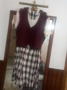 Vintage Dress with Vest
