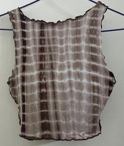 SHEIN Tie-Dye Crop Top