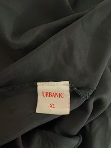 Black Satin Mini Skirt