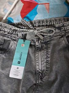 Denim Jean With Drawstring