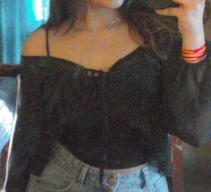 Goth Pinterest sheer shrug