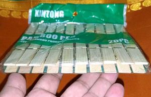 New Unused Bamboo Pegs - 20 Piece Set