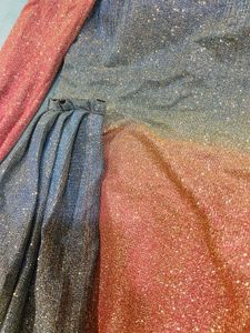 Glitter Multicolour Fishcut Gown
