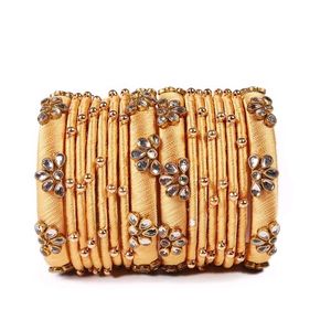 Silk Thread Bangles Set