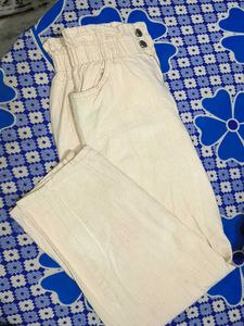 Beige Casual Boyfriend Pant