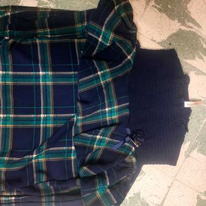 Plaid Top