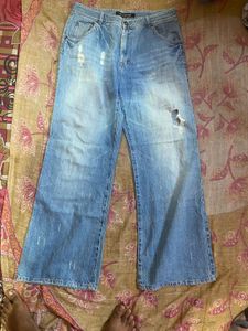 Distressed Denim Jeans