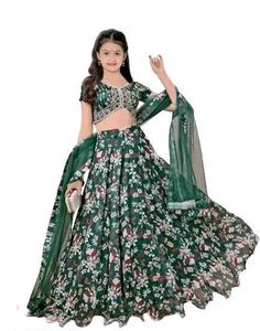 irls Lehenga Choli Ethnic Wear Embellished Leheng