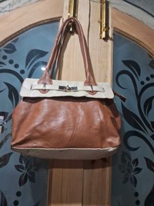 Vintage Leather Hermes Dupe Bag