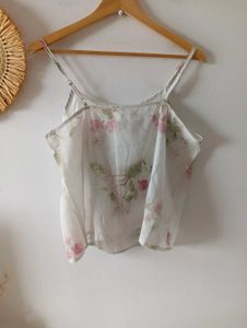 Floral Cami Top From Hongkong