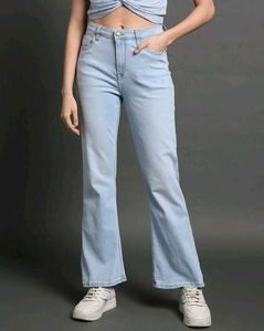 Light Wash Flare Jeans