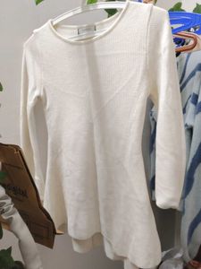 Cute Peplum Woolen Korean Style Top (Paris)