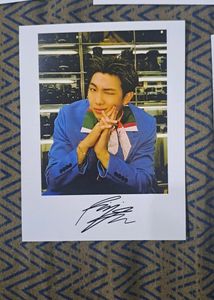 BTS POLOROID WITH SIGNATURE