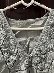 Boho Embroidered Top