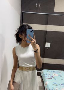 Off White Mini Y2k dress
