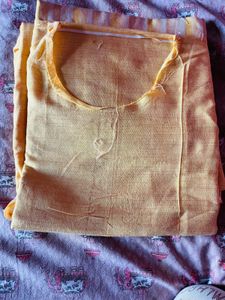 Plain Mustard Yellow Suit Fabric
