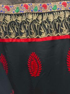 Elegant Black Embroidered Kurta