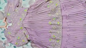 Lavender Embellished Indian Outfit