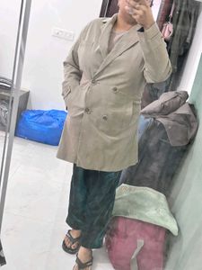 Stylish Beige Trench Coat