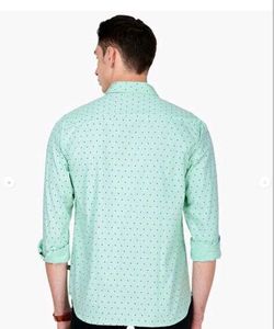 Mint Green Polka Dot Button-Down