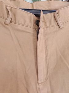 Khaki Straight Fit Pants