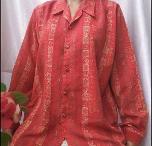 Red Patterned Shirt