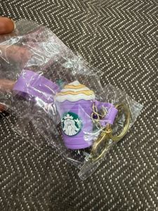 Starbucks Keychain Purple