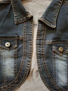 Cute Denim Cropped Jacket