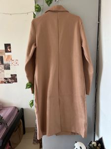 DaFirenze Camel Long Trench Coat S