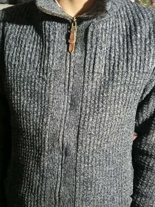 Cozy Knit Zip-Up Cardigan