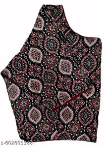 stylish boat neck blouse for women colour black aj