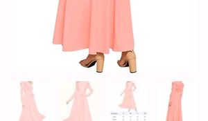 Midnight Sky Women&#39;s Long Sleeve Ruffle Maxi Dress