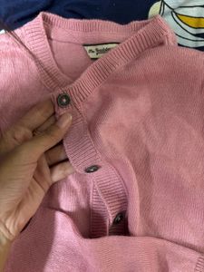 Pink Cardigan