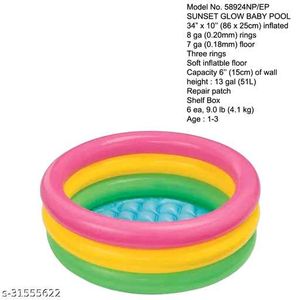Kids Inflatable Pool With Pump.