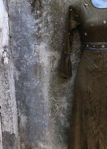 I. OLIVE SEXY LONG DRESS