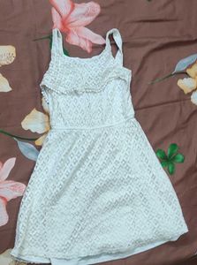 White Dress With Net