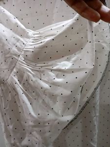 New Dotted White Top Branded Stuff