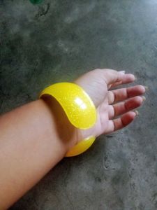 Sparkly Yellow Bangle
