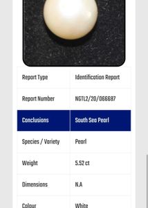 5.52 ct Original South Sea Pearl (moti) gemstone