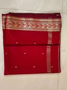 Red &amp; Gold Silk Saree