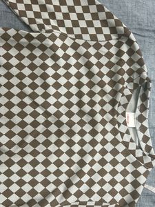 Checkered Long Sleeve Top