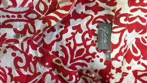 Red &amp; White Kurta