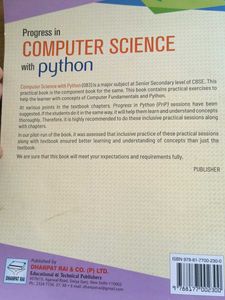 Computer Science with Python - Class XI