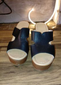 Black Wedge Sandals size 36