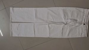 White Utility Pocket Jeans
