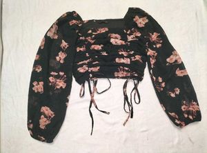 Myntra Trend Arrest Peach Top