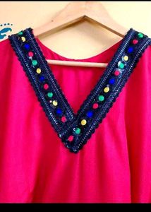 Red Embellished Kaftan ❤️